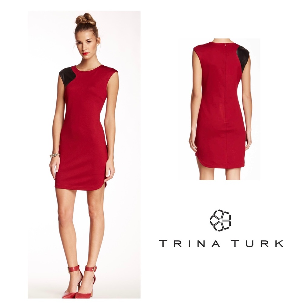Trina Turk Missy Dress Red (Pinot) | Size 10